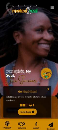 App Screenshot - Homepage